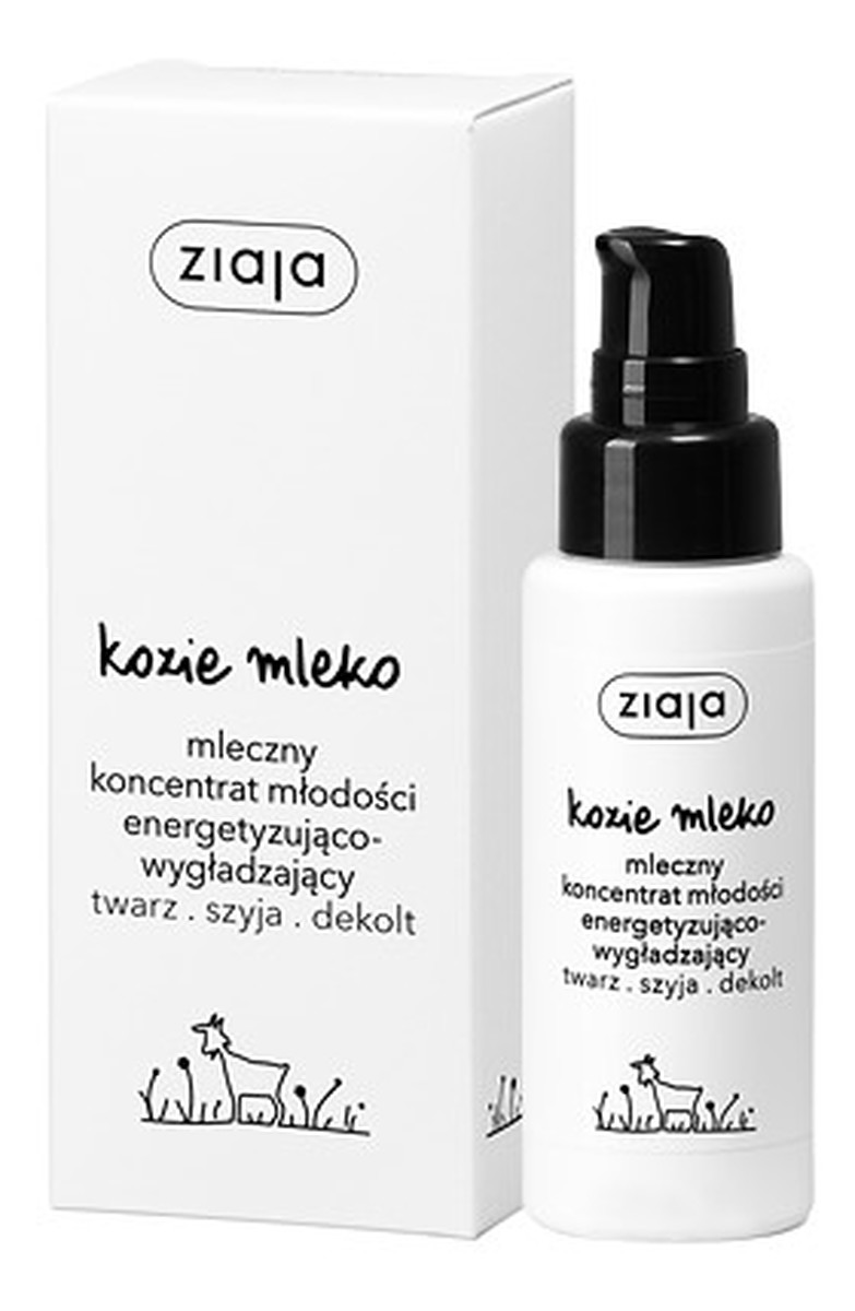 mleczny koncentrat młodości energetyzująco wygładzający twarz szyja dekold