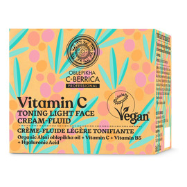 Wegański, tonizujący krem do twarzy z witaminami C i B5