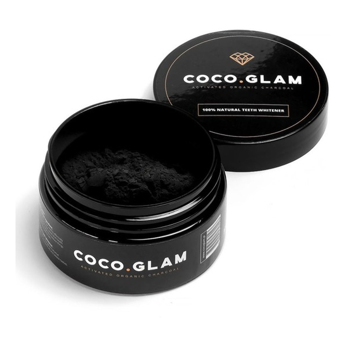 Coco Glam 100% Węgiel aktywny do wybielania zębów 30g