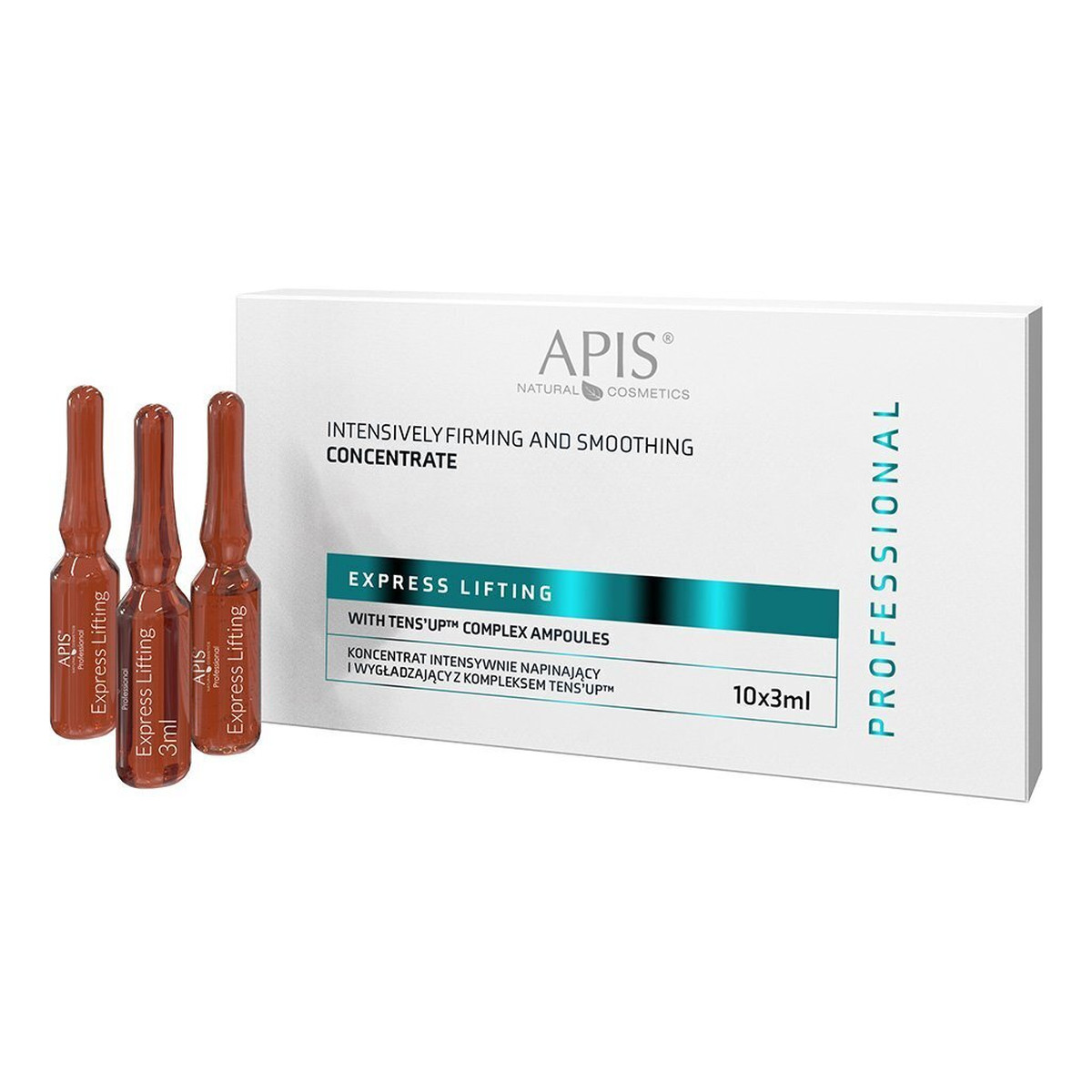 Apis Express Lifting Koncentrat Intensywnie Napinający I Liftingujący Z Kompleksem Tens UpTM 10 x 3 ml 3ml