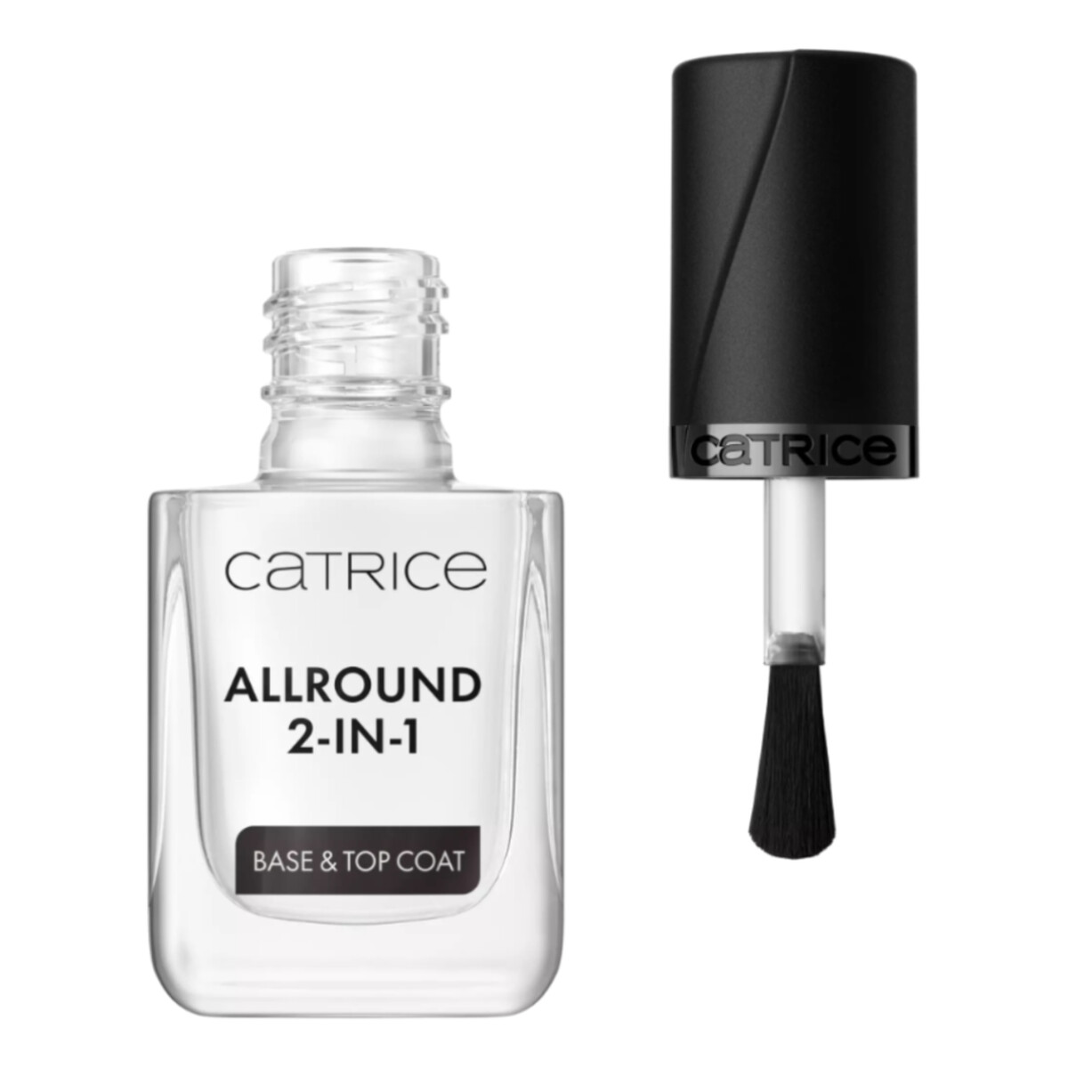 Catrice Allround 2-in-1 Base & Top Coat Produkt 2 w 1: baza i top do paznokci 10,5ml