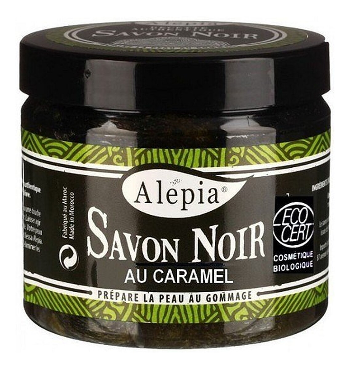 Czarne Mydło Peelingujące Karmelowe