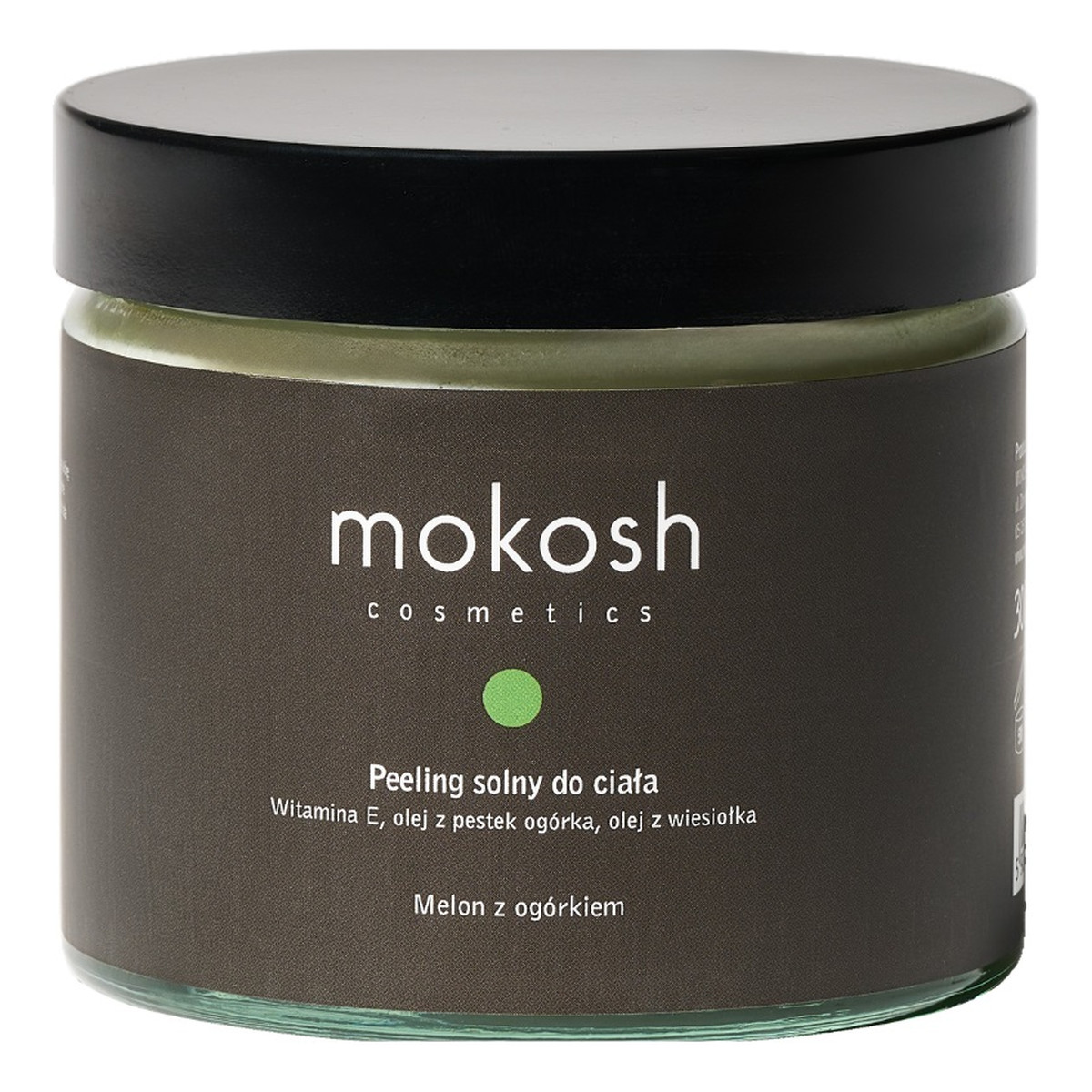 Mokosh Peeling solny do ciała melon z ogórkiem 300g