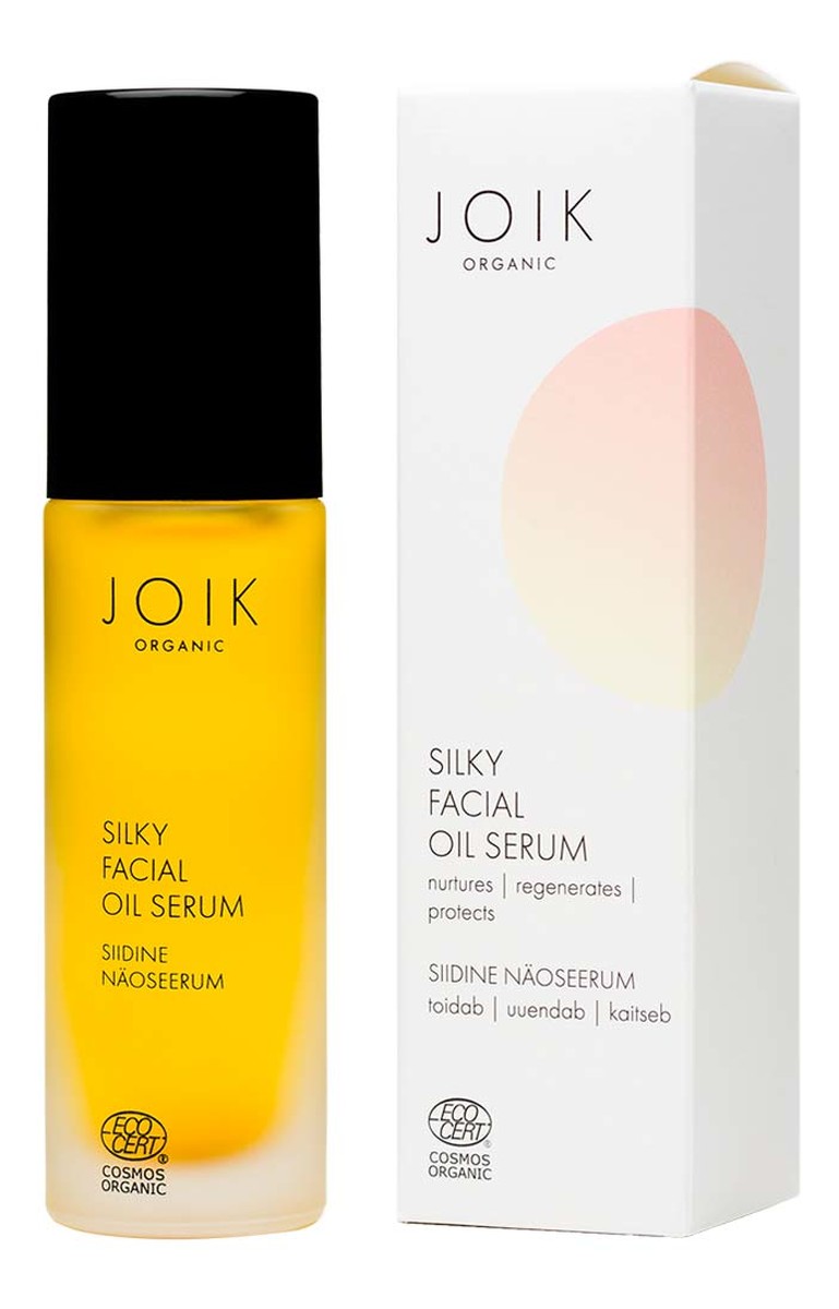 Organic silky facial oil serum jedwabiste serum olejowe do twarzy