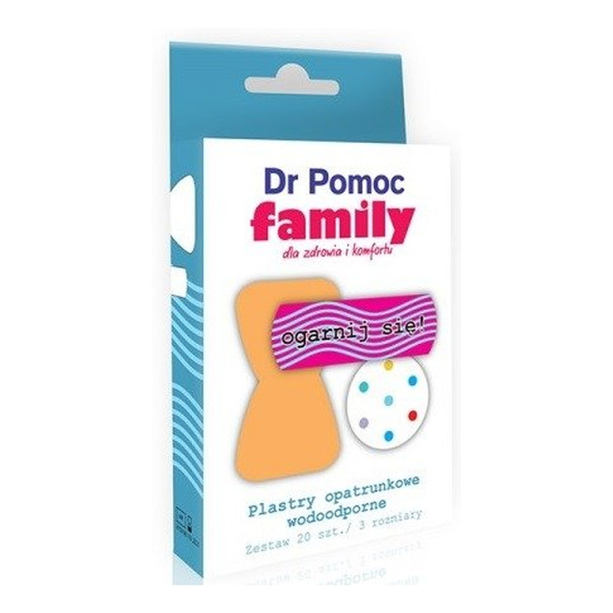 Dr Pomoc Plastry opatrunkowe wodoodporne Family 20szt