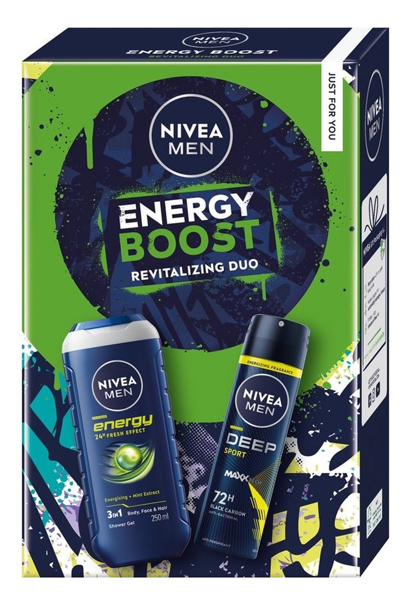 Energy Boost Zestaw kosmetyków dla mężczyzn