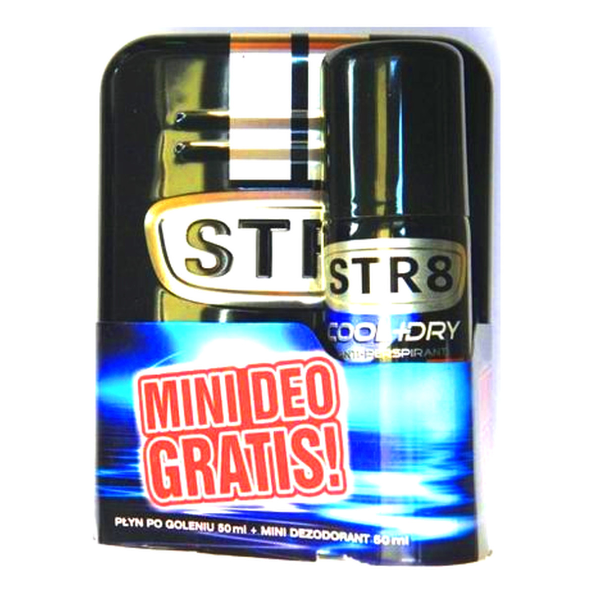 STR8 Challenger Woda Po Goleniu + Deo Cool Dry GRATIS 50ml