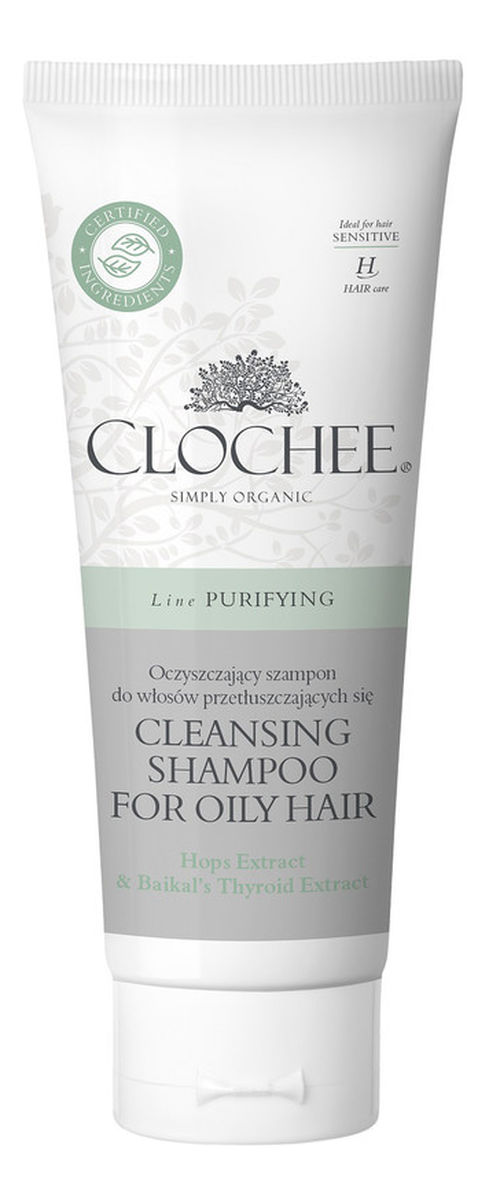 Oczyszczający szampon do włosów przetłuszczających się