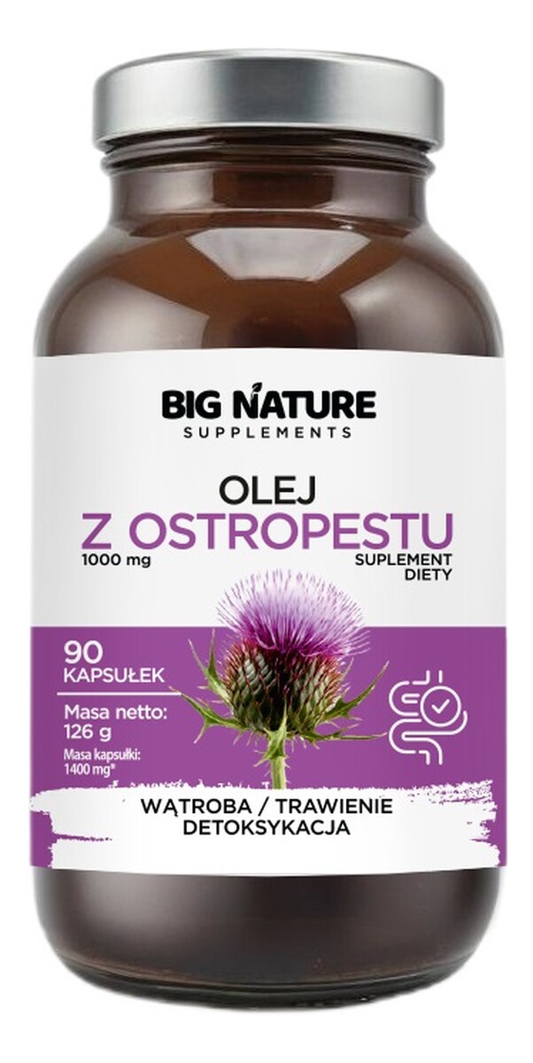 Olej z ostropestu suplement diety 90 kapsułek