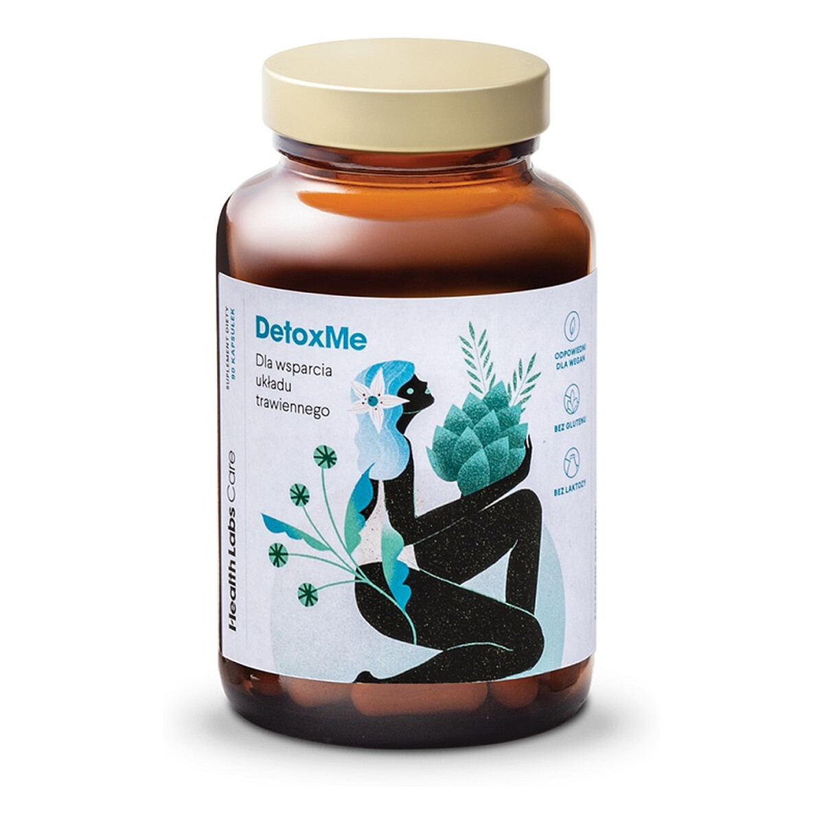 HealthLabs Detoxme wsparcie pracy wątroby suplement diety 90 kapsułek