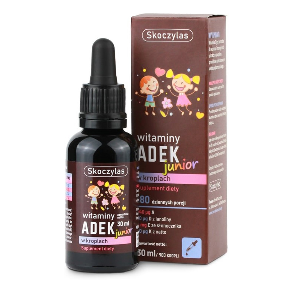 Skoczylas Witaminy adek junior suplement diety w kroplach 30ml