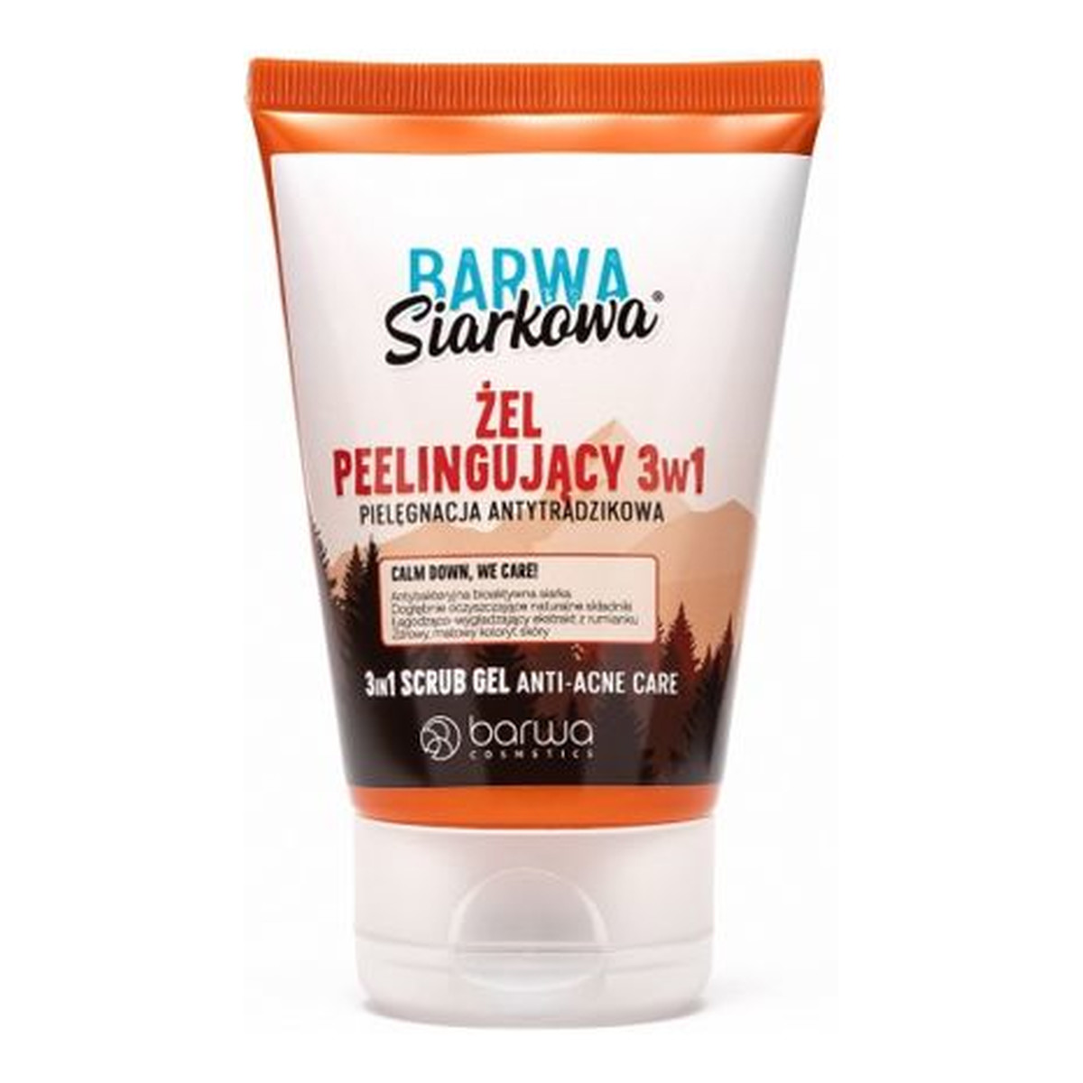 Barwa Siarkowa Peelingujący Żel 3w1 Antytrądzikowy 120ml