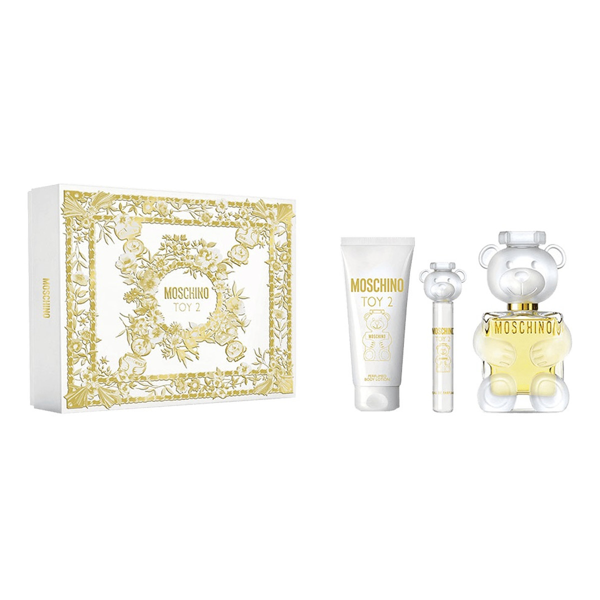 Moschino Toy 2 zestaw woda perfumowana spray 100ml + balsam do ciała 100ml + miniatura wody perfumowanej 10ml