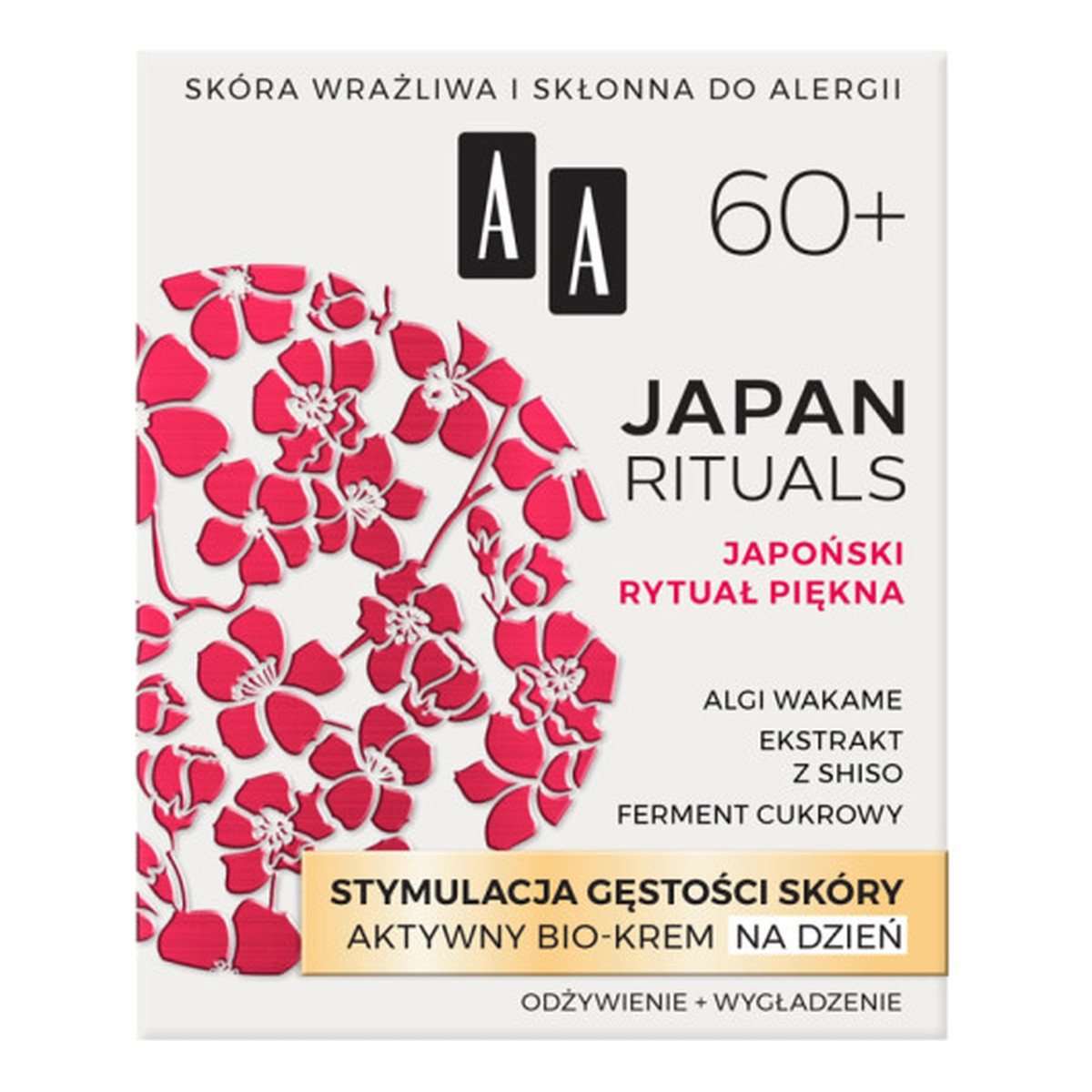 AA Japan rituals stymulacja gęstości skóry aktywny bio-krem do twarzy na dzień 60+ 50ml