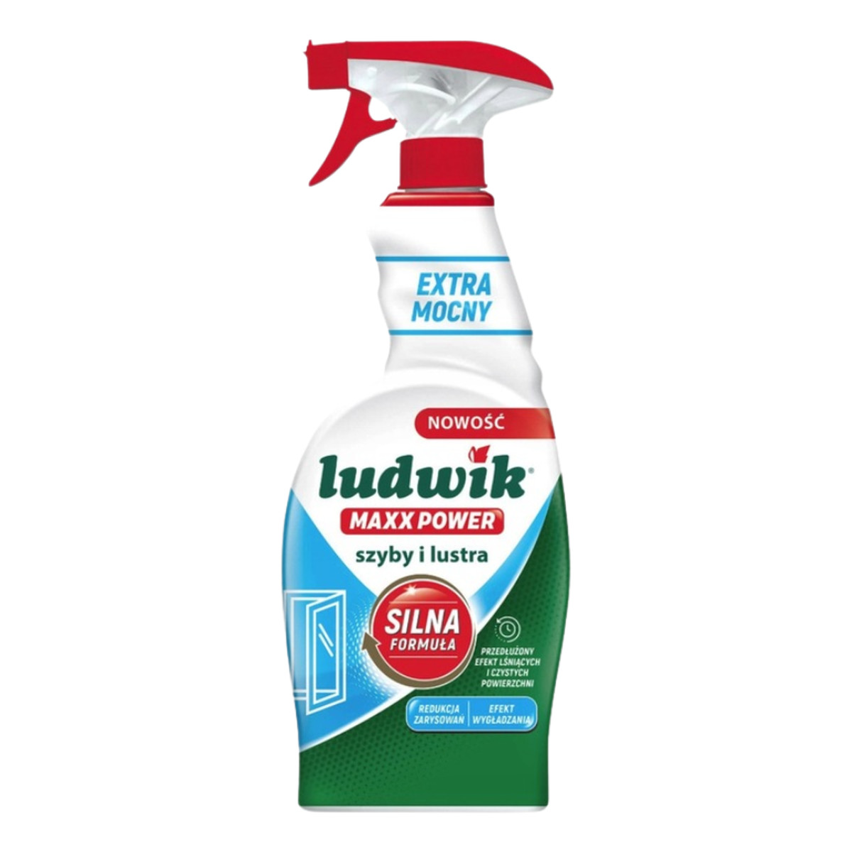 Ludwik Maxx Power Płyn do Mycia Szyb i Luster Extra Mocny Spray 750ml