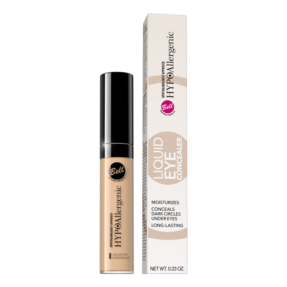 Bell Hypoallergenic Liquid Eye Concealer Korektor rozświetlający pod oczy 6g