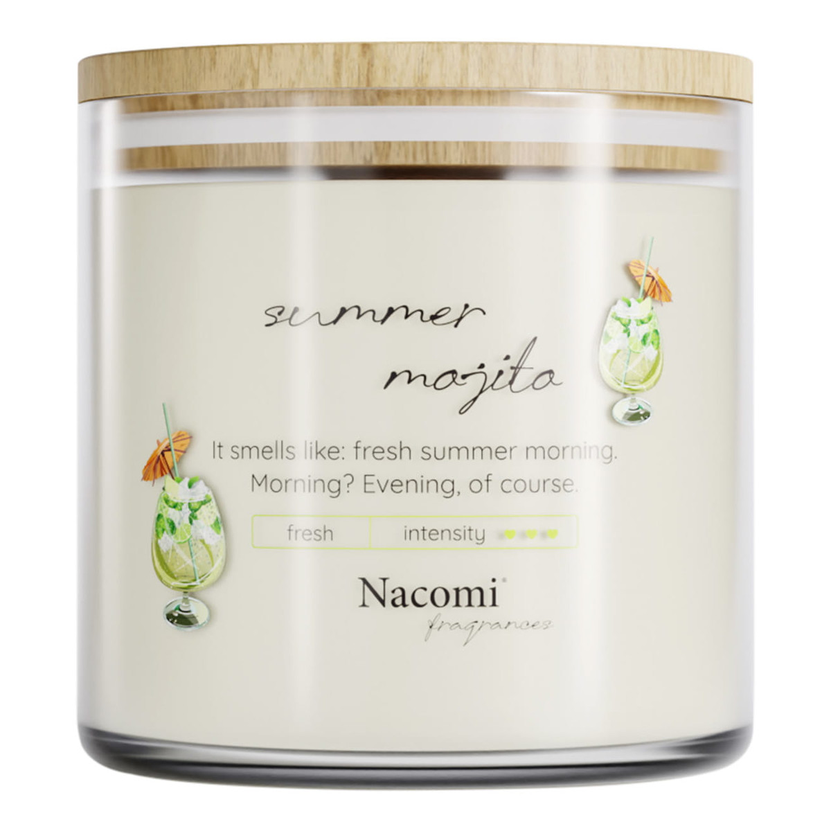 Nacomi Fragrances Świeca zapachowa sojowa - Summer mojito 450g