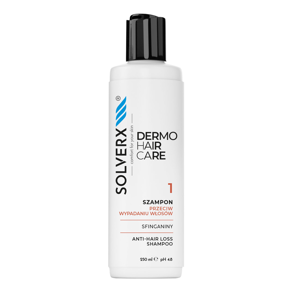 Solverx dermoHAIR szampon przeciw wypadaniu włosów 250ml