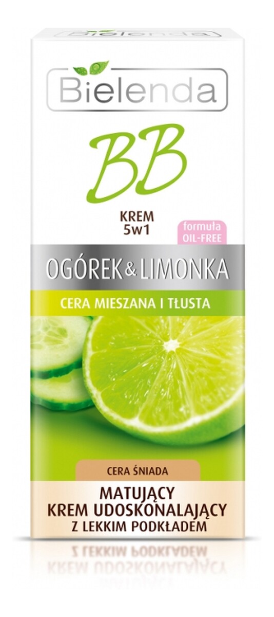 Matujący Krem Udoskonalający z Lekkim Podkładem Cera Śniada