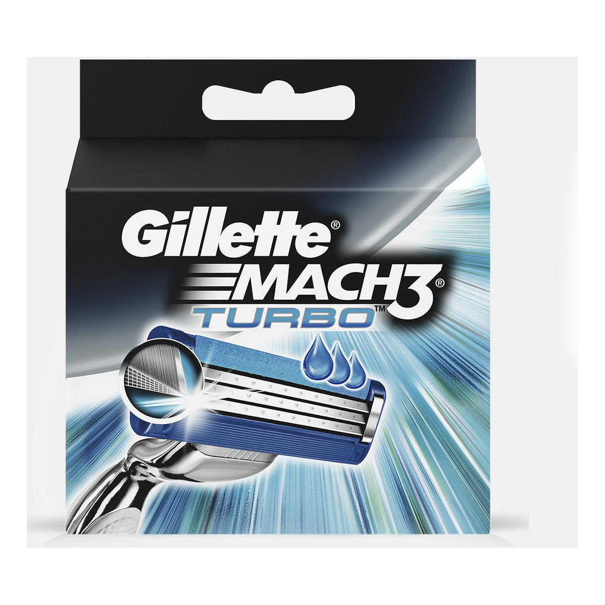 Gillette Gillette Mach 3 Turbo Wkłady 2 szt.