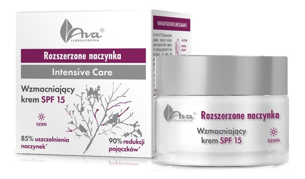 Wzmacniający krem SPF 15 na dzień