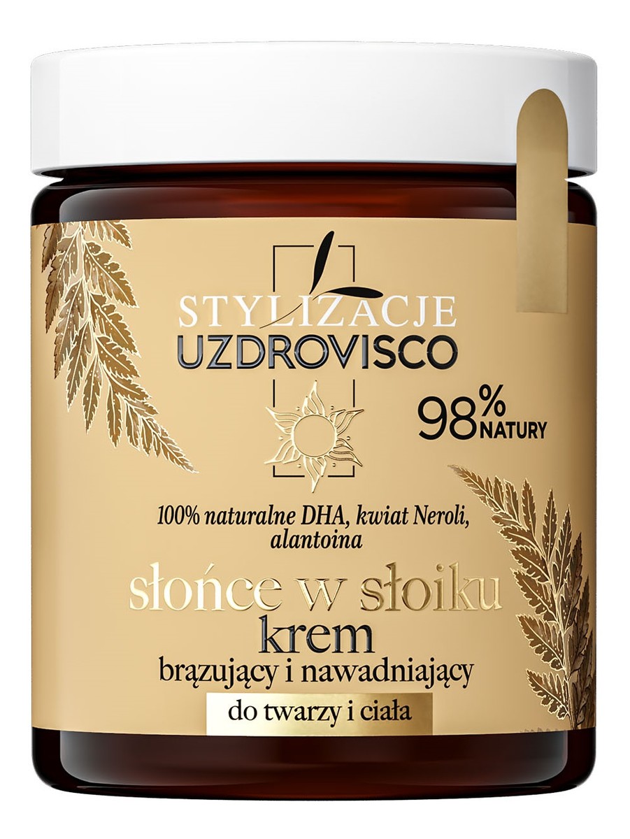 Krem brązujący i nawadniający do twarzy i ciała słońce w słoiku