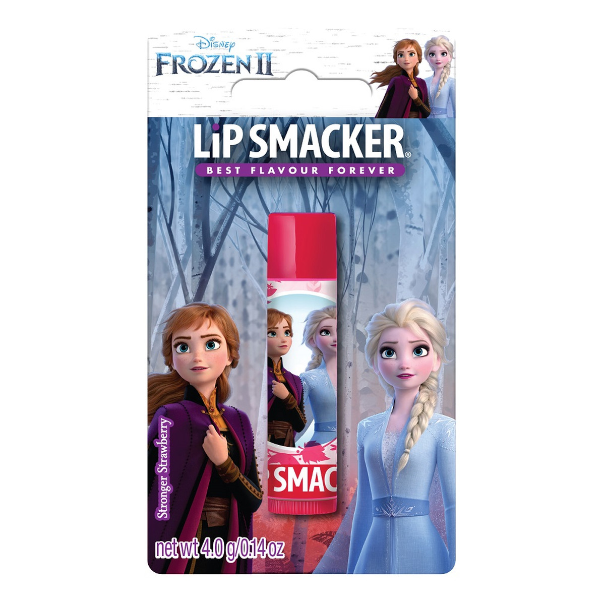 Lip Smacker Disney Frozen II Anna & Elsa Lip Balm Balsam do ust stronger strawberry 4g