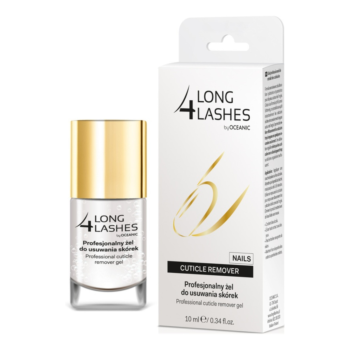 AA Long 4 Lashes Nails Profesjonalny Żel Do Usuwania Skórek 10ml