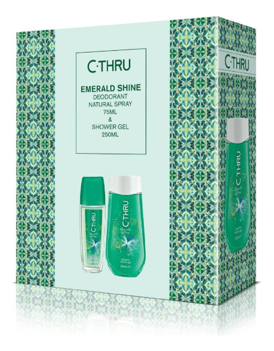 Zestaw prezentowy Emerald Shine (Żel pod prysznic 250 ml + Dezodorant 75ml)