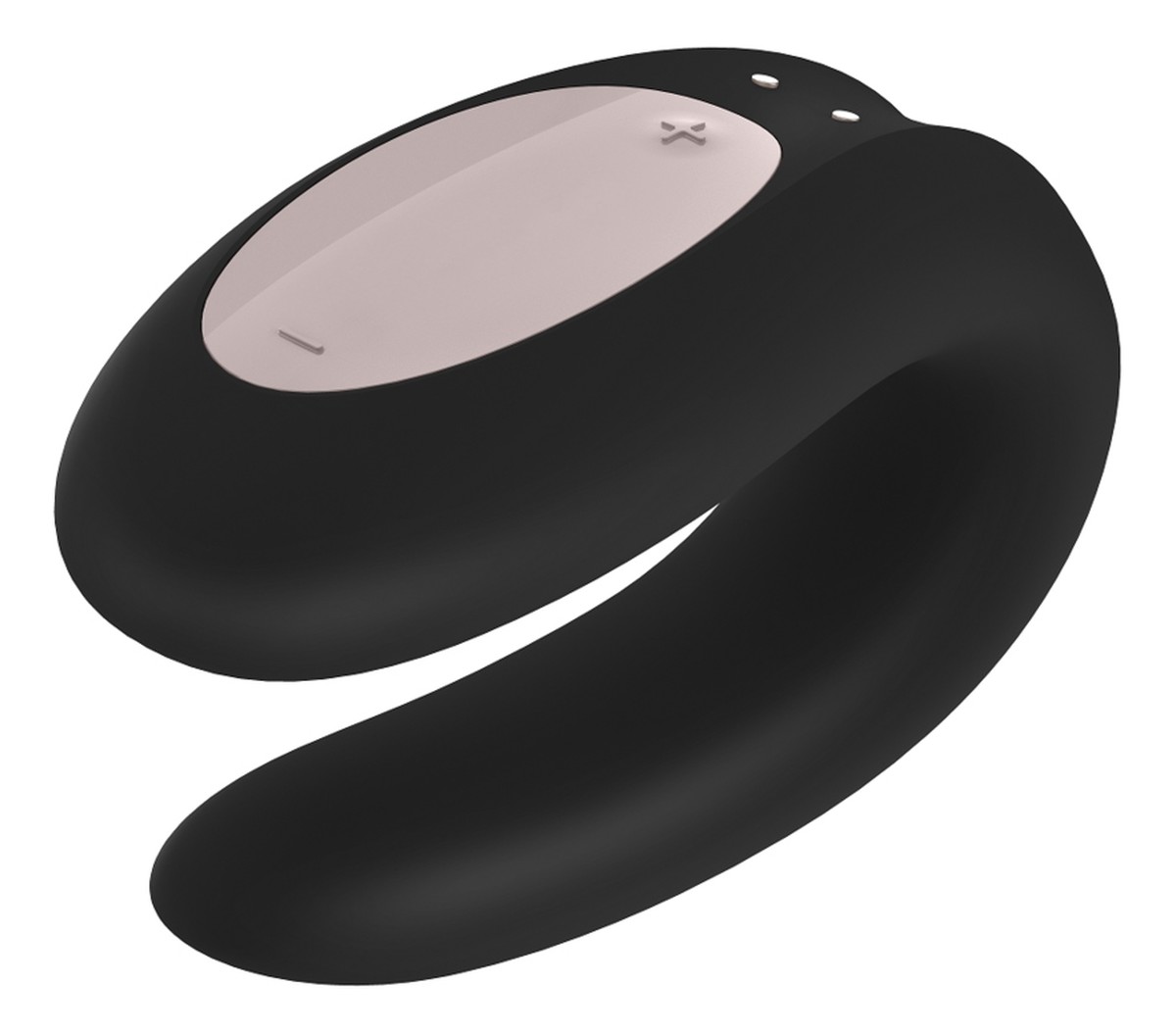 Double joy partner vibrator wibrator dla par sterowany aplikacją black