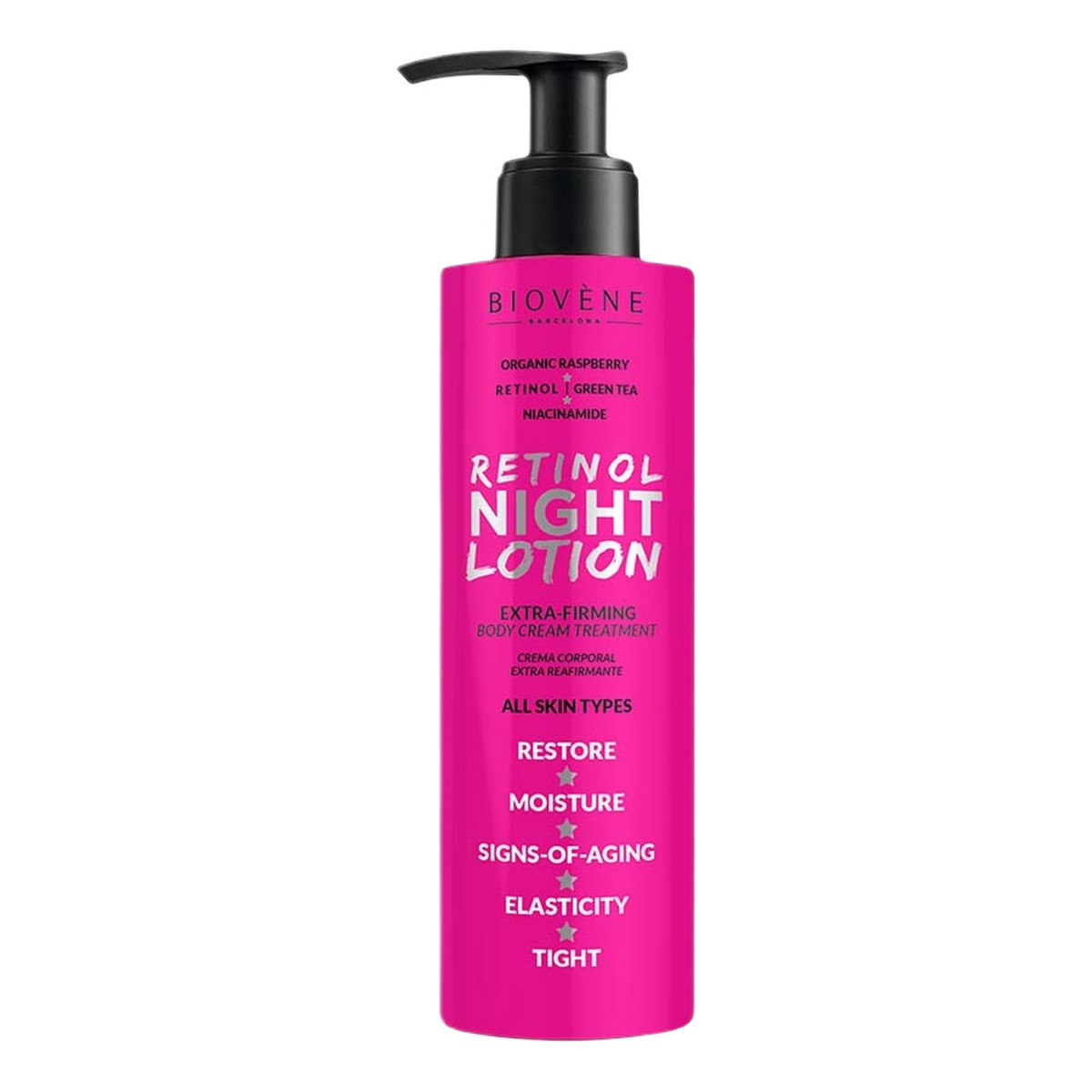 Biovene Retinol Night Lotion ekstremalnie ujędrniający Krem ​​do ciała 200ml