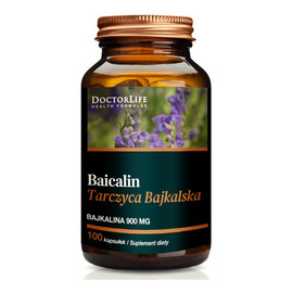 Baicalin tarczyca bajkalska 500mg suplement diety 100 kapsułek