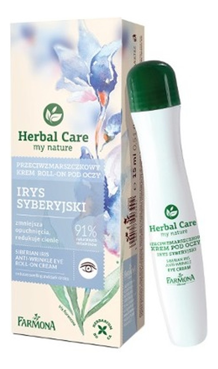 Krem roll-on pod oczy przeciwzmarszczkowy Irys Syberyjski