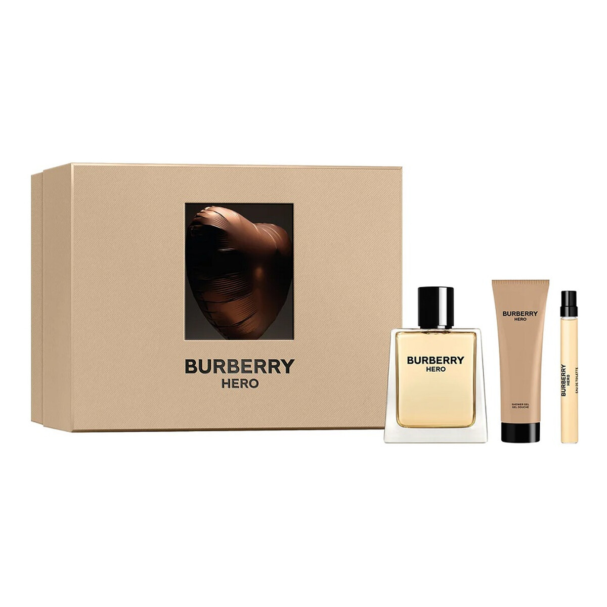 Burberry Hero Zestaw woda toaletowa spray 100ml + żel pod prysznic 75ml + woda toaletowa spray 10ml