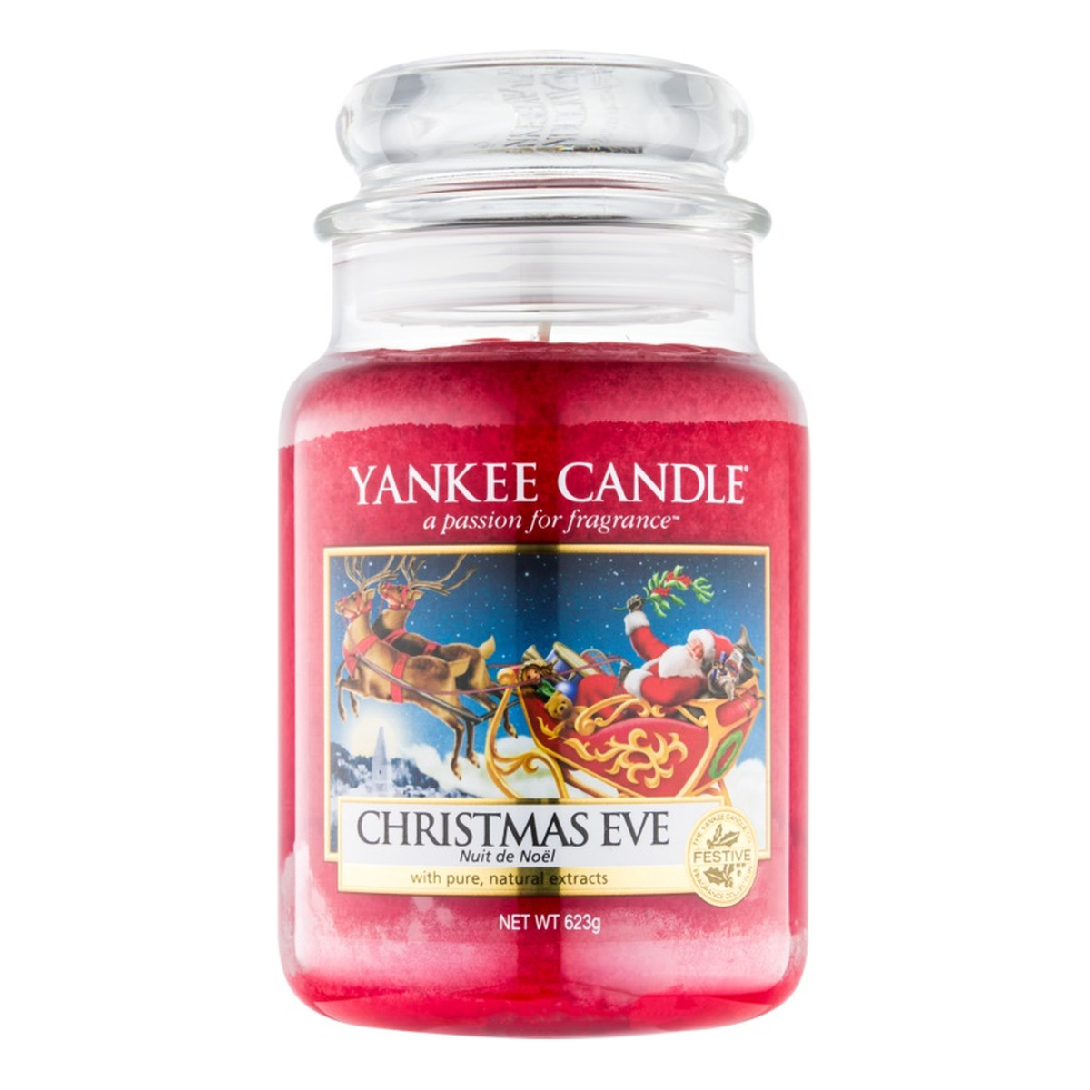 Yankee Candle Large Jar duża świeczka zapachowa Christmas Eve 623g