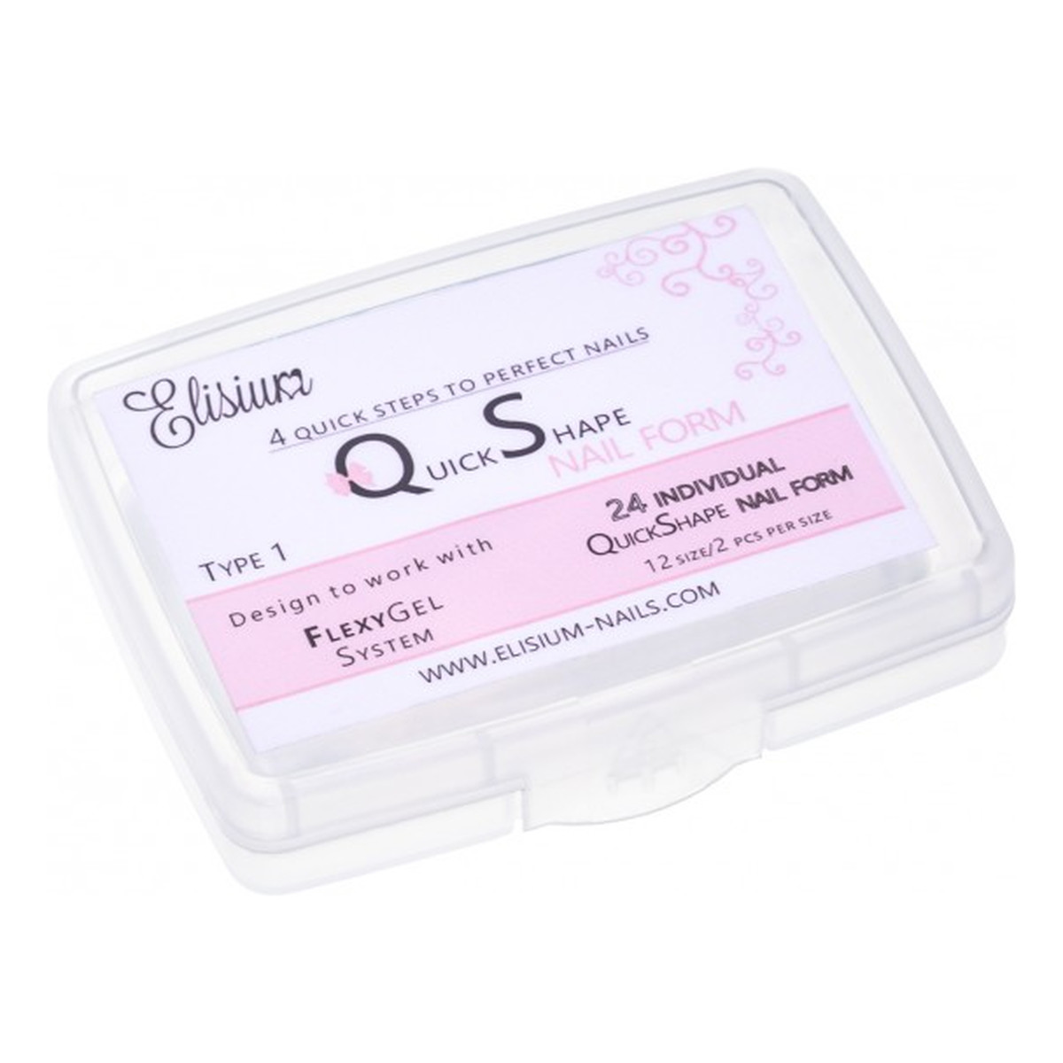 Elisium Quick Shape Mini Formy do Przedłużania typ 1 24szt