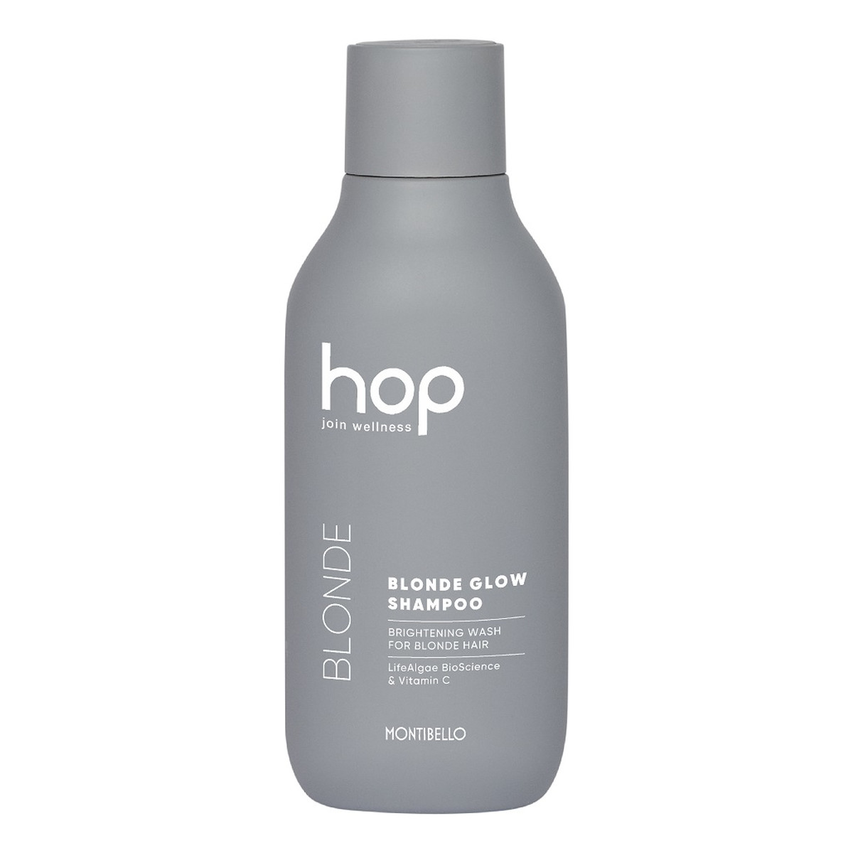 Montibello Hop blonde glow shampoo rozświetlający szampon do włosów rozjaśnianych i blond 300ml