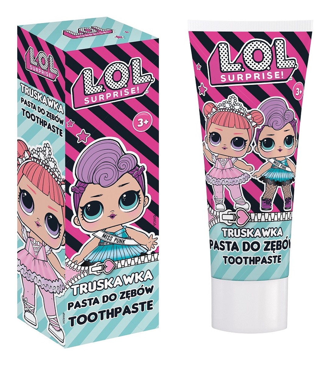Toothpaste 3+ pasta do zębów dla dzieci strawberry