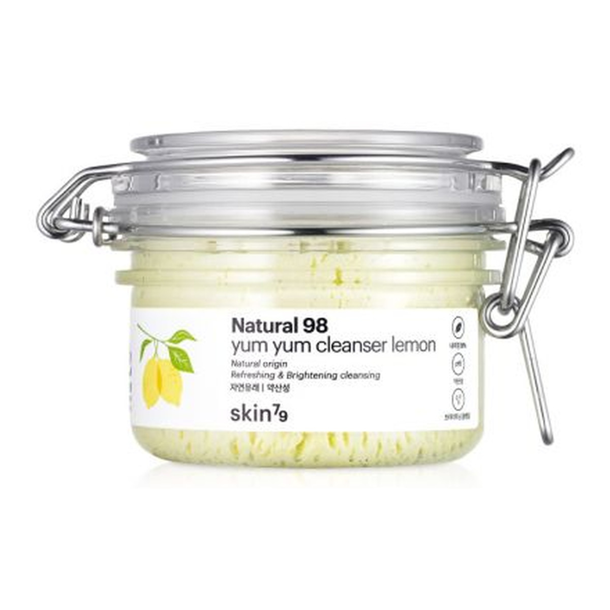 Skin79 Natural 98 Yum Yum Cleanser Mus Oczyszczający Lemon do demakijażu twarzy każda cera 100g