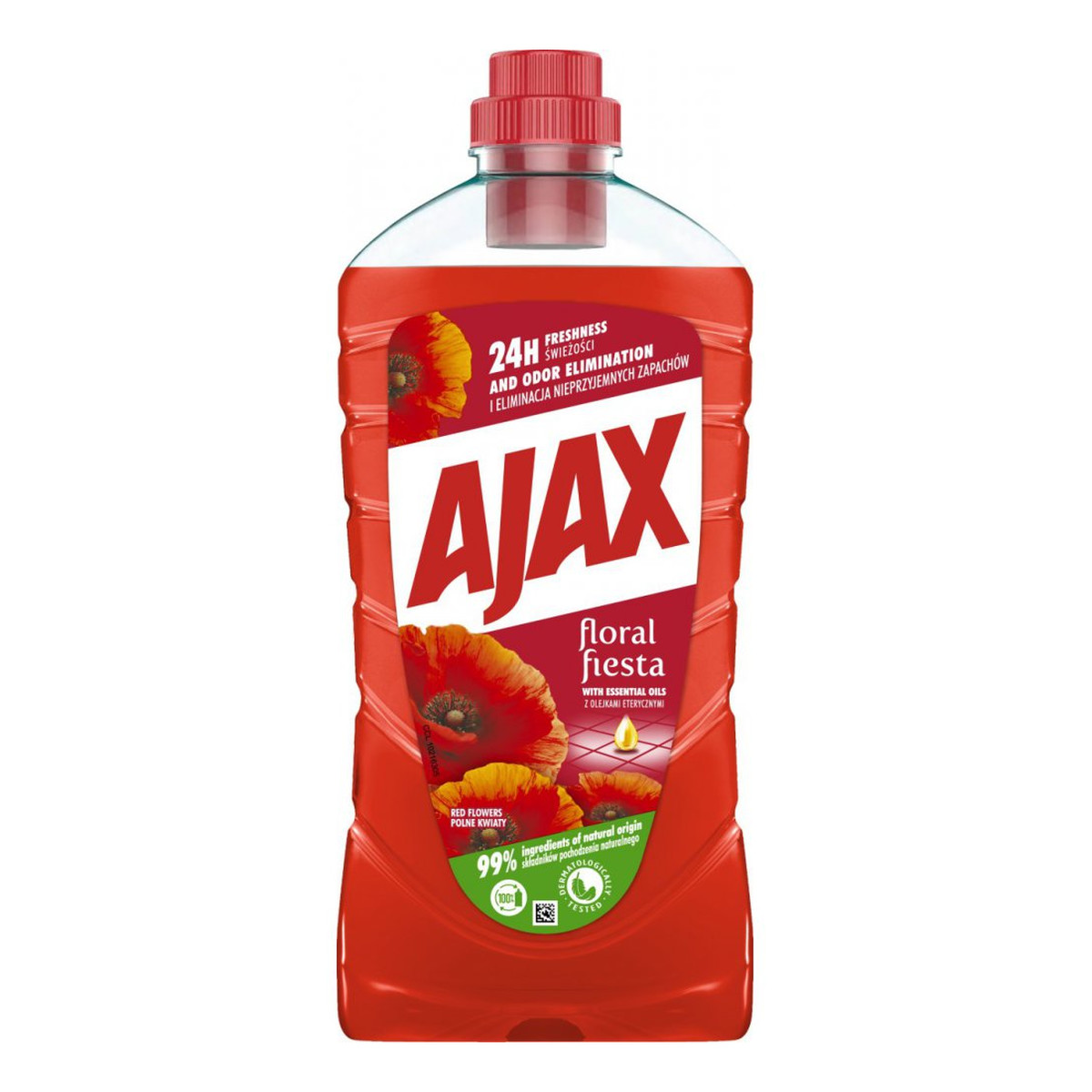 Ajax Floral Fiesta PŁYN DO MYCIA UNIWERSALNY CZERWONY POLNE KWIATY 1000ml