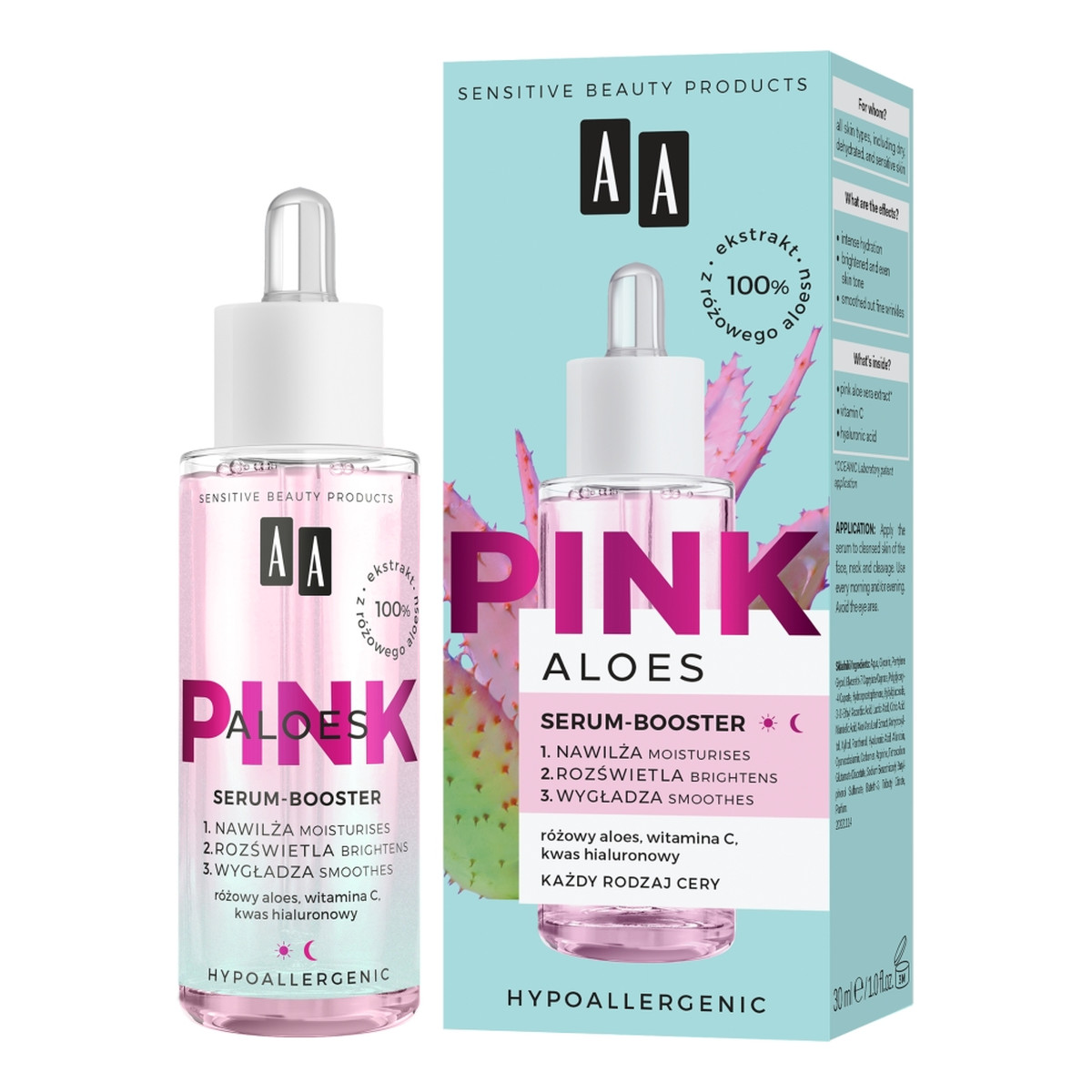 AA Aloes pink serum-booster 30ml