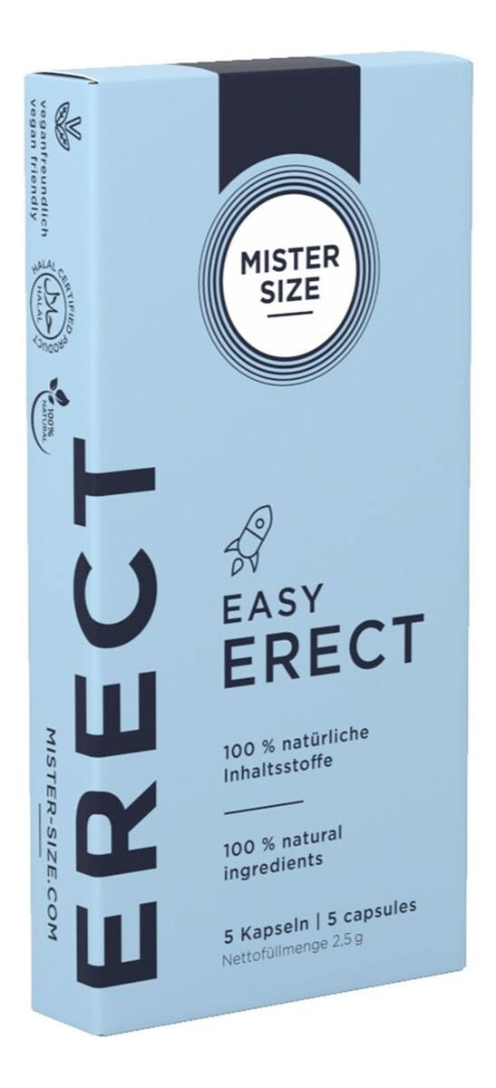 Easy erect innowacyjny wegański suplement diety 5 kapsułek