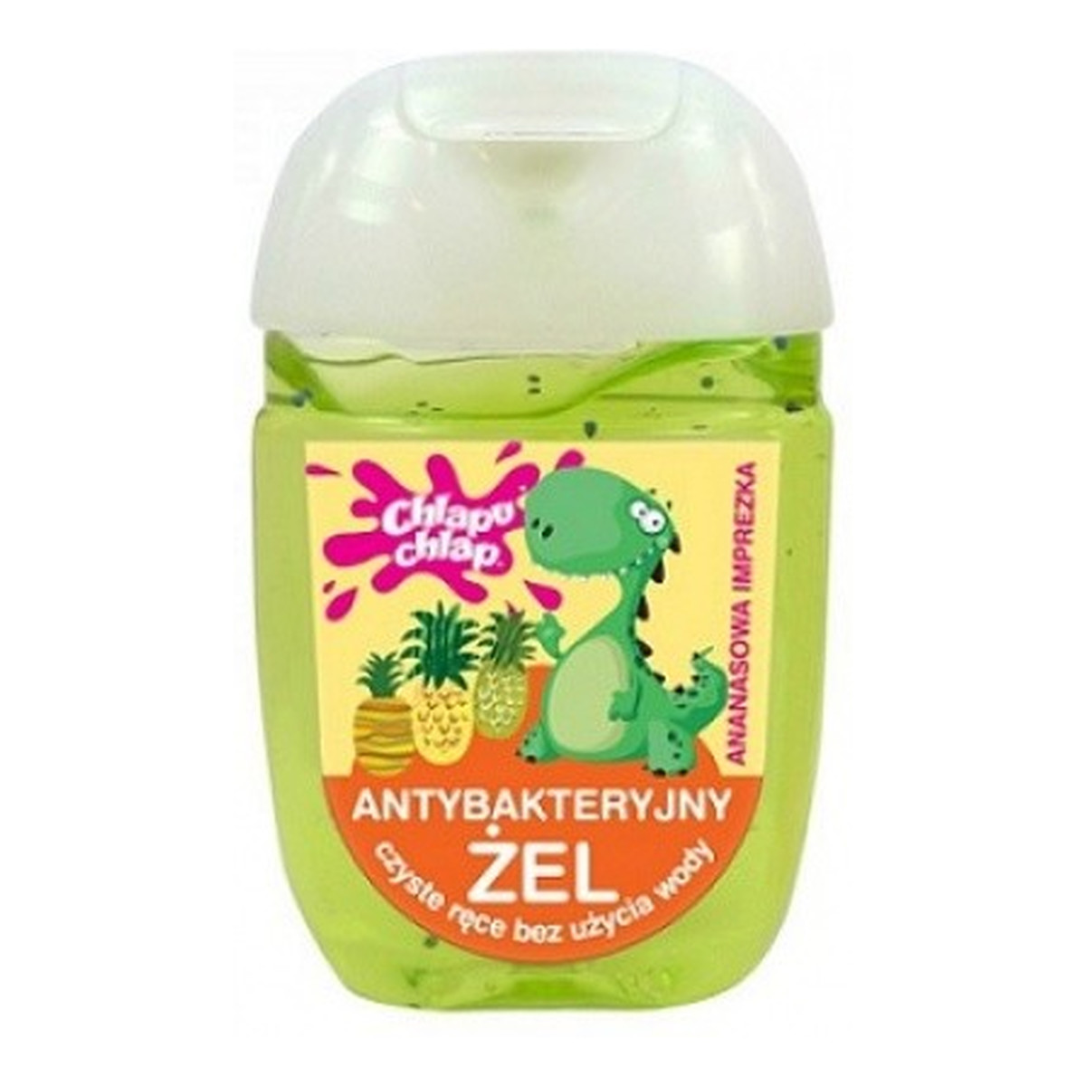 Chlapu Chlap ŻEL DO RĄK ANTYBAKTERYJNY ANANASOWA IMPREZA 30ml