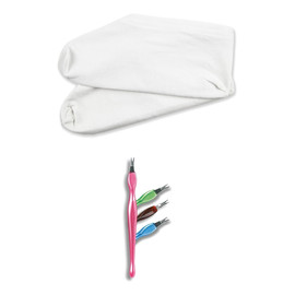 Skarpetki Bawełniane Kosmetyczne Rozmiar Uniwersalny + Radełko do skórek