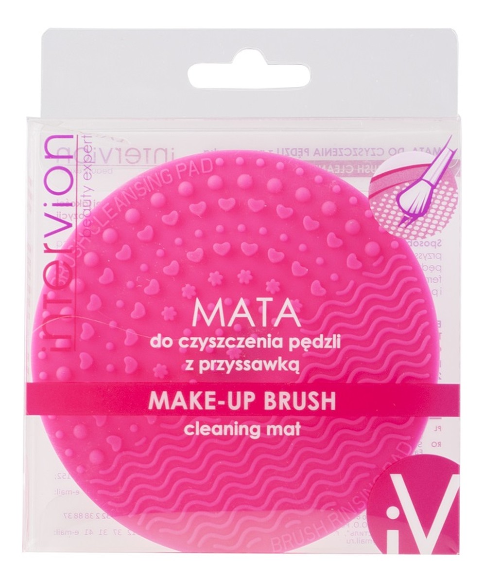Make-up brush cleaning mat mata do czyszczenia pędzli z przyssawką