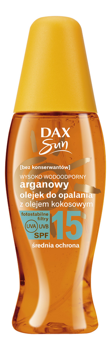 Arganowy Olejek Do Opalania z Olejkiem Kokosowym SPF 15 Spray