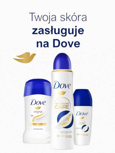 Twoja skóa zasługuje na Dove