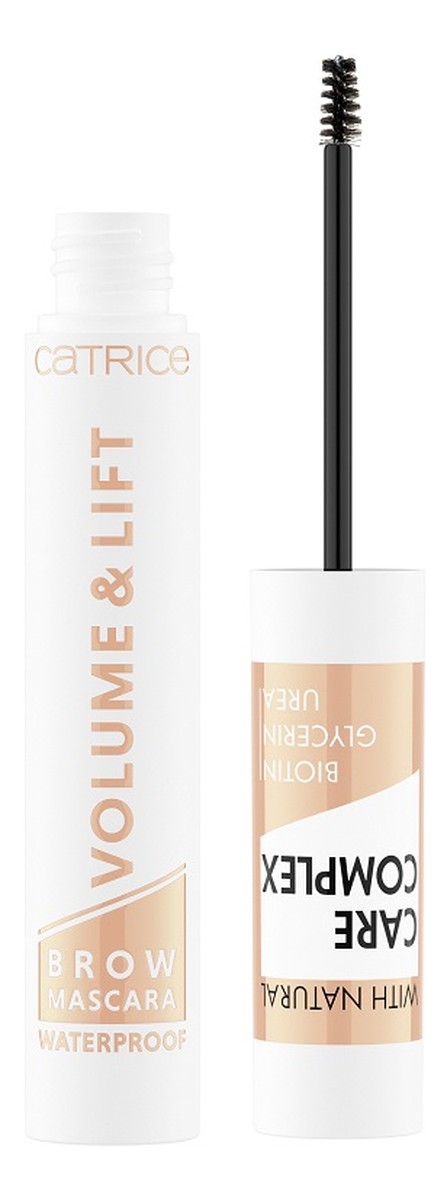 Brow Mascara Waterproof Wodoodporna maskara pogrubiająca i podnosząca brwi Transparent (010)
