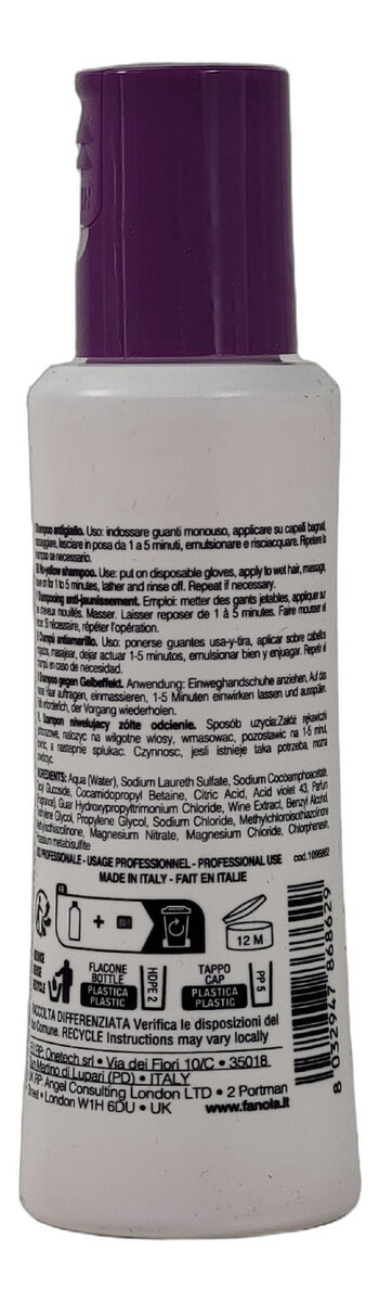 Shampoo Szampon Chłodzący i Niwelujący Żółty Odcień