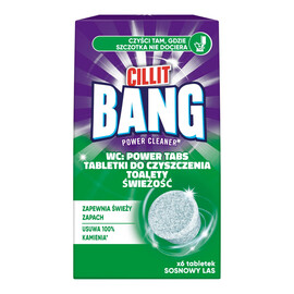 Tabletki do czyszczenia toalety świeżość sosnowy las